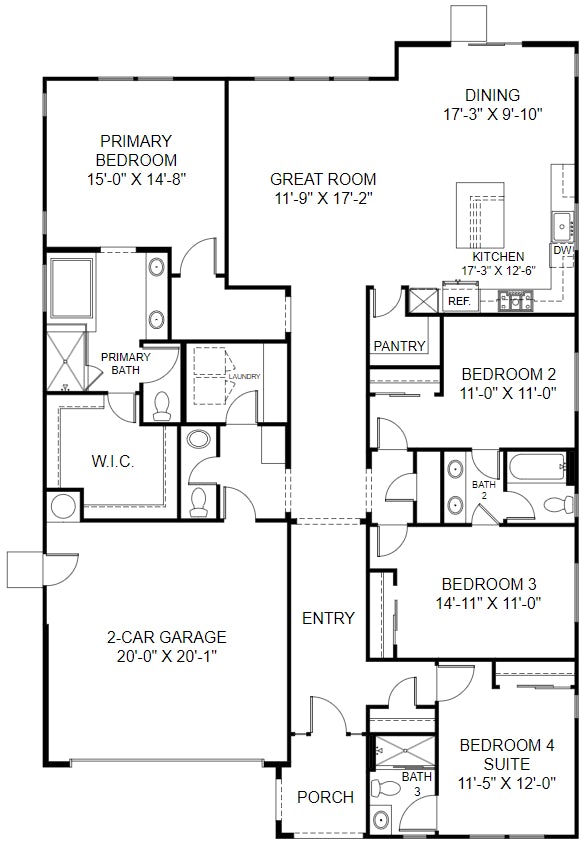 Plan 1 Floorplan 1