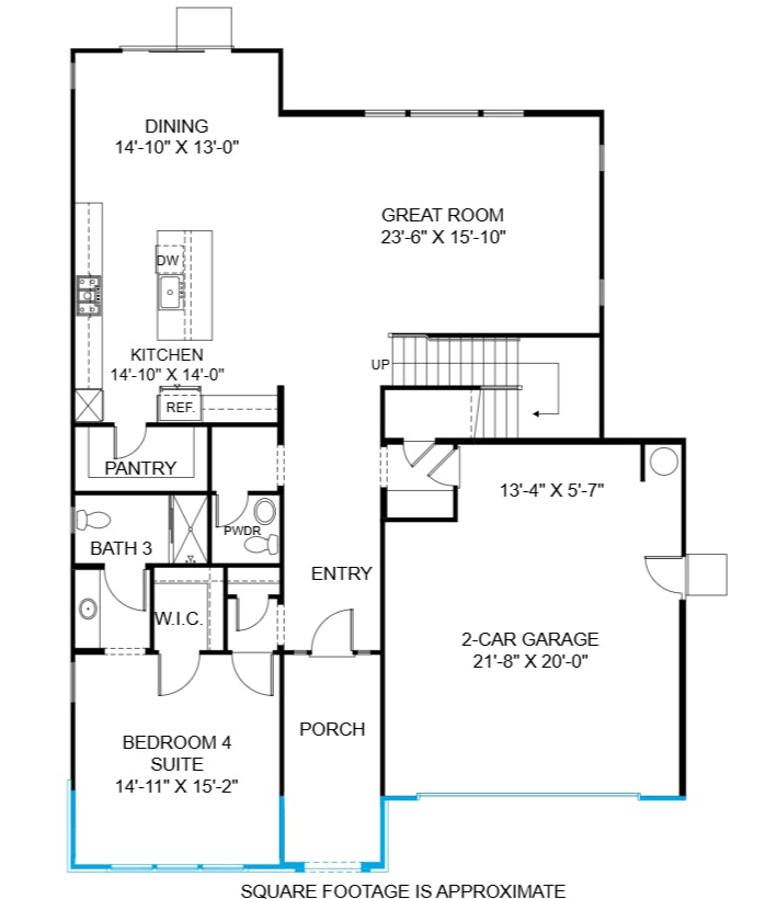 Plan 3 Floorplan 1