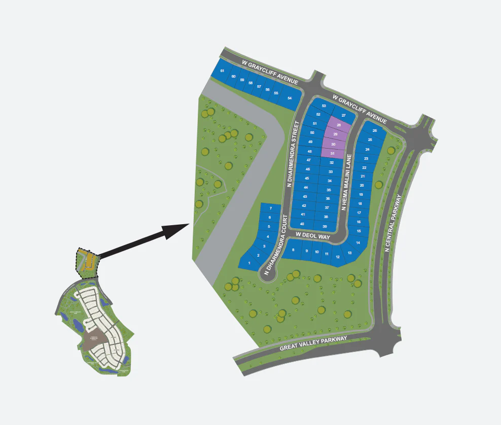 Site Plan for Campelli at Lakehaven / Campelli at Lakeshore