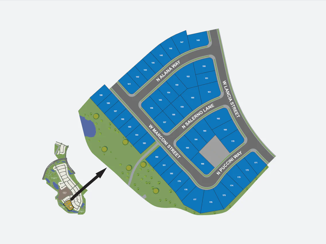 Site Plan for Campelli at Lakehaven / Campelli at Lakeshore