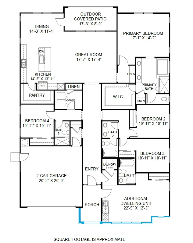 Plan 2 Floorplan 1