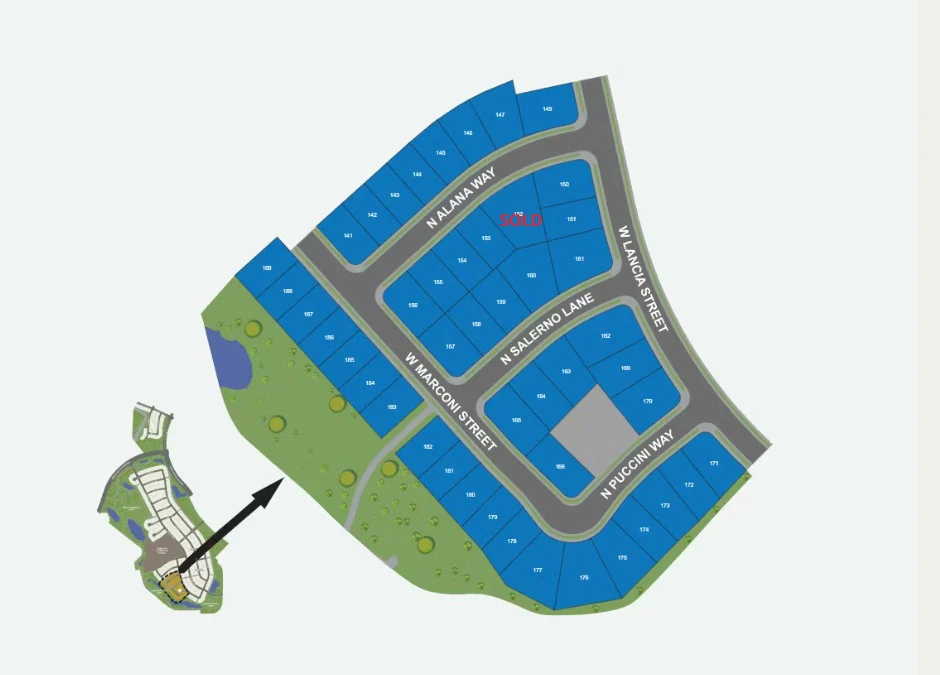 Site Plan for Campelli at Lakehaven / Campelli at Lakeshore