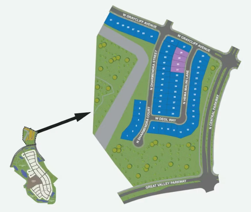 Site Plan for Campelli at Lakehaven / Campelli at Lakeshore