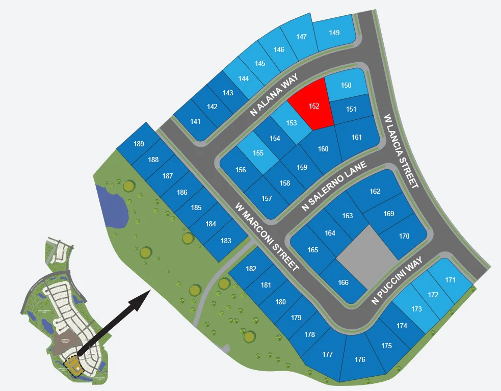 Site Plan for Campelli at Lakehaven / Campelli at Lakeshore