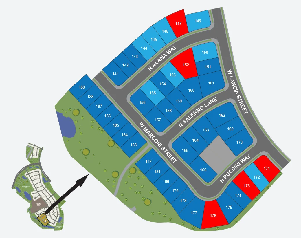 Site Plan for Campelli at Lakehaven / Campelli at Lakeshore