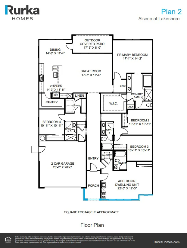Plan 2 Floorplan 1
