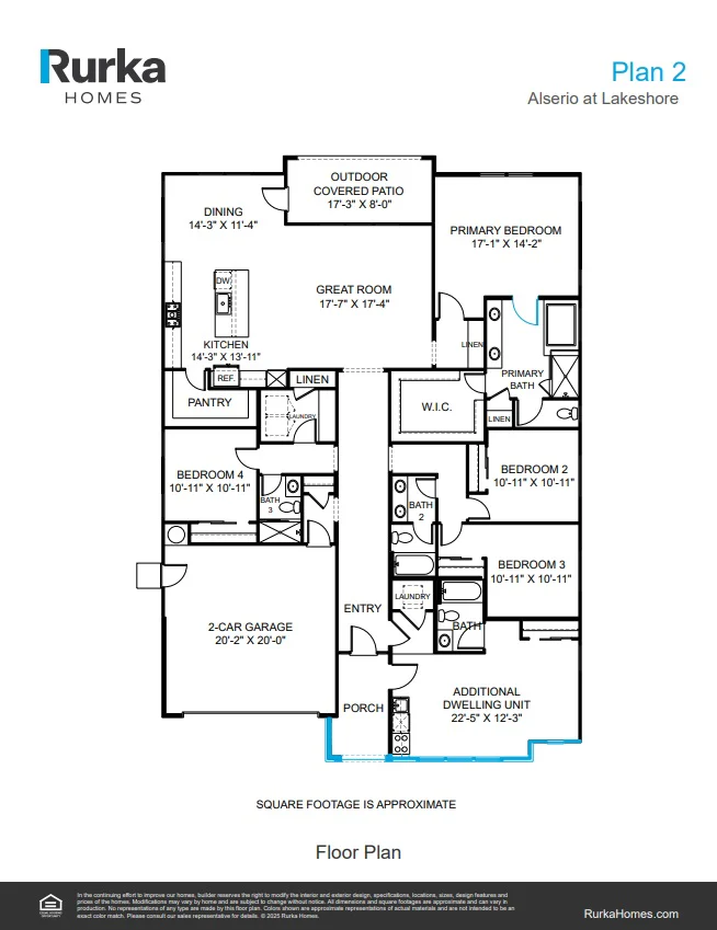 Plan 2 Floorplan 1