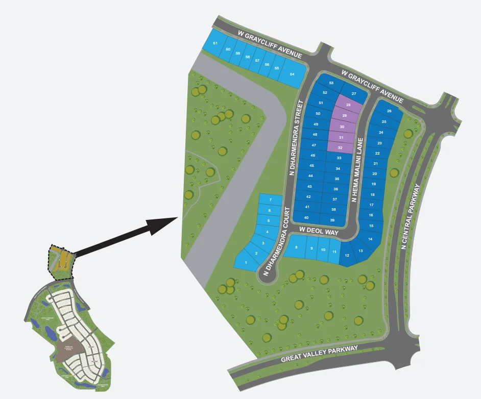 Site Plan for Campelli at Lakehaven / Campelli at Lakeshore