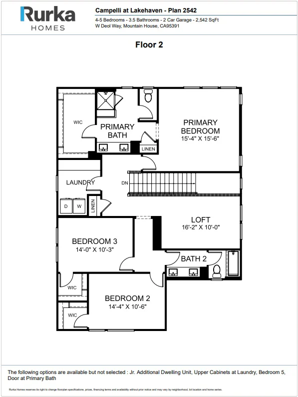 2542 Floorplan 1
