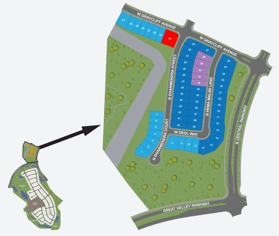 Site Plan for Campelli at Lakehaven / Campelli at Lakeshore